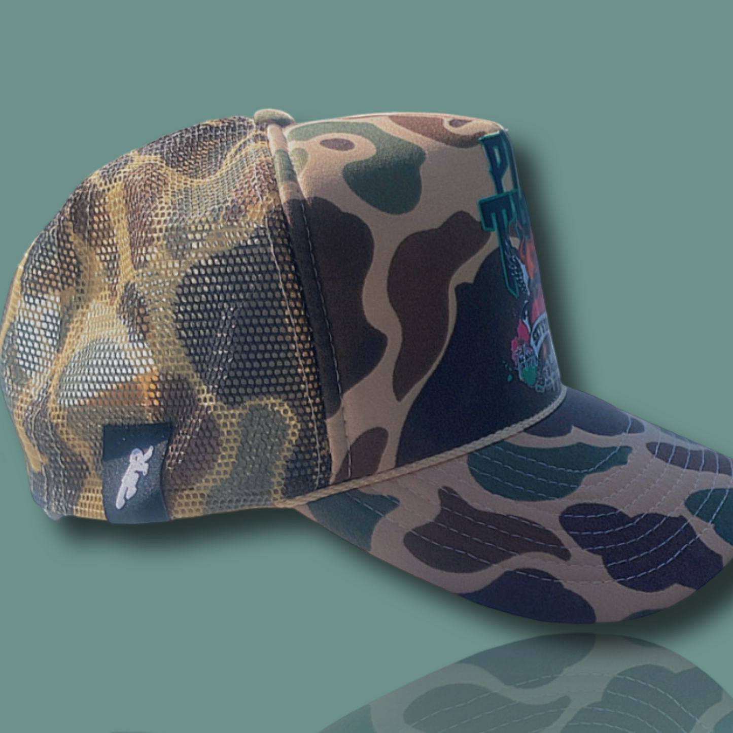 Push Thru “Sky’s The Limit” Duck Camo Trucker