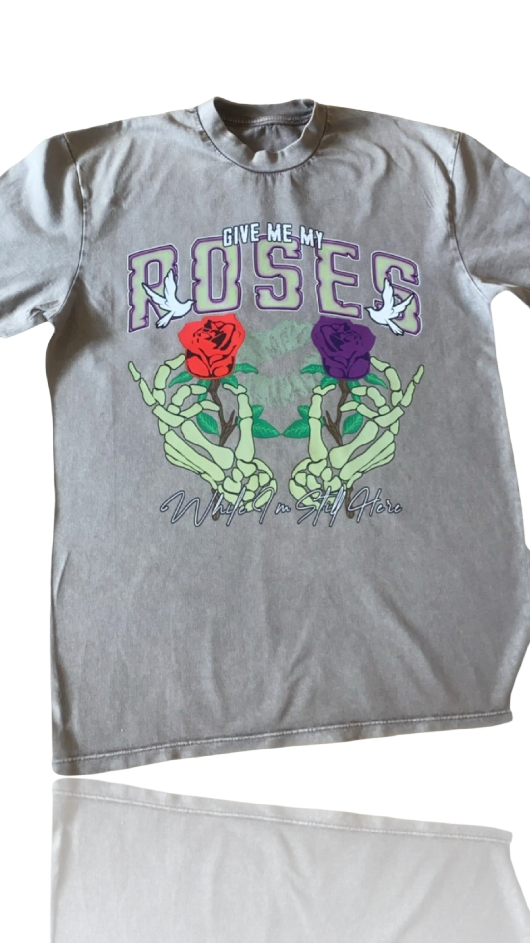 Give Me My Roses( Cement Vintage wash)