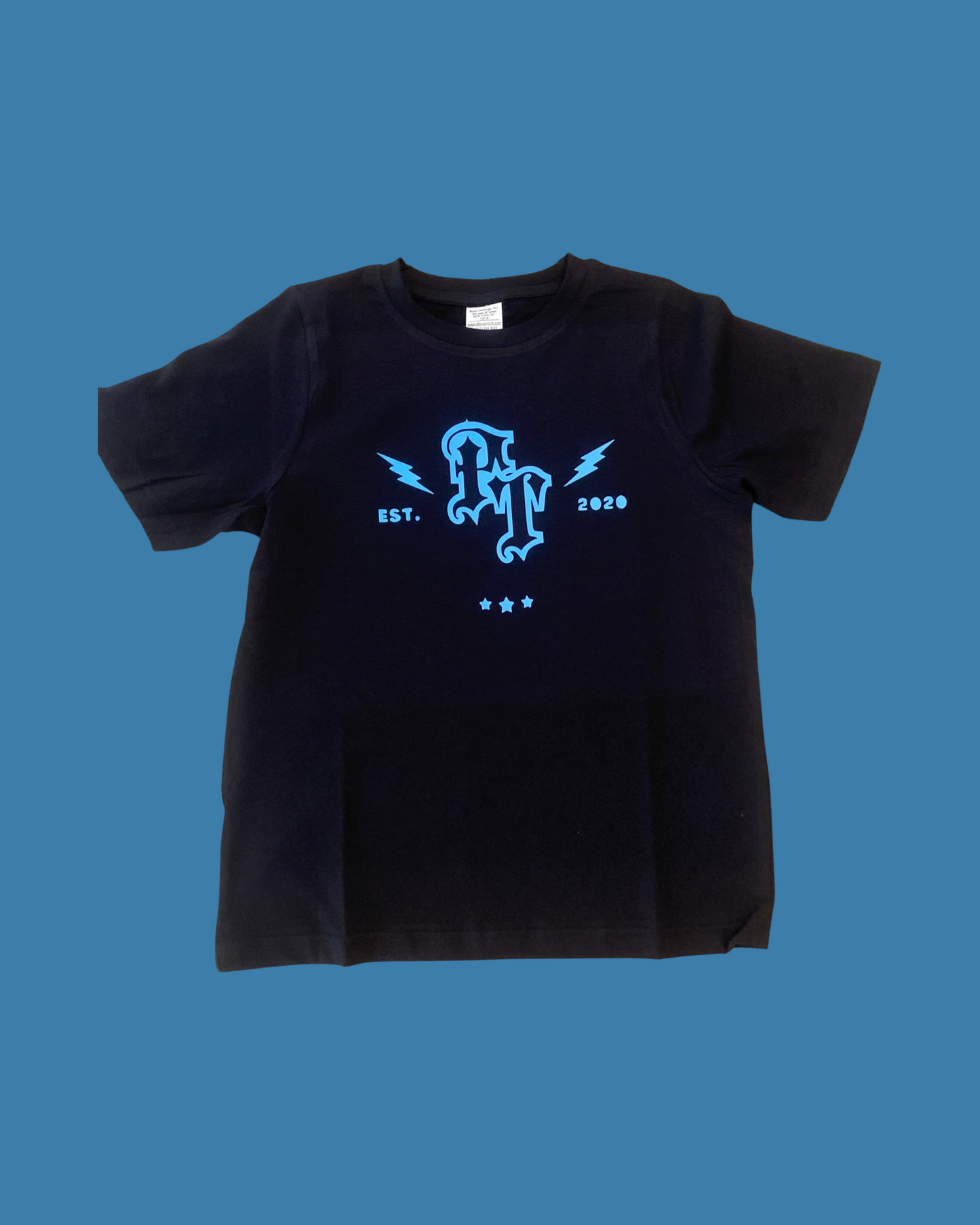 Kids Push Thru Monogram Tee