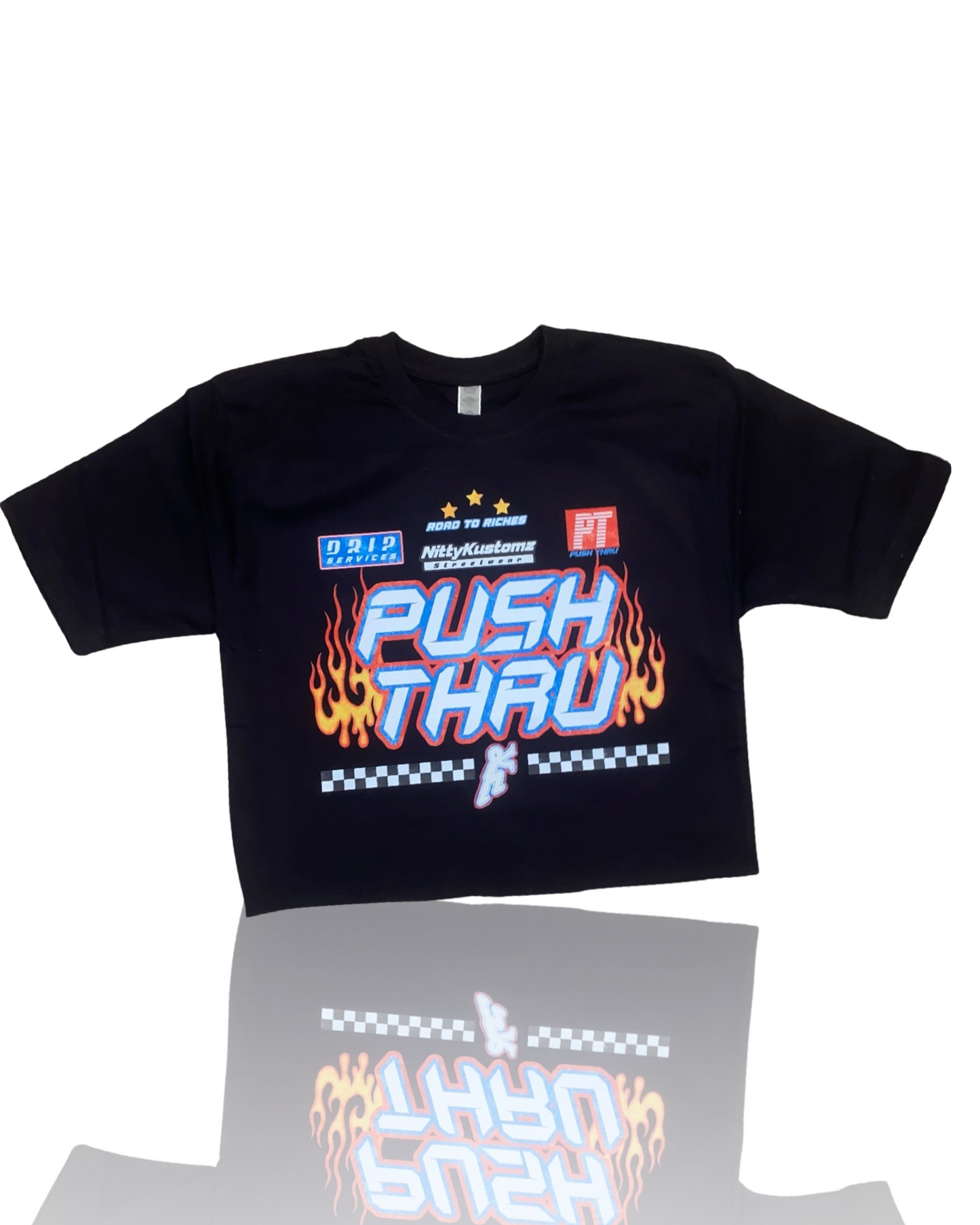 Push Thru “Road To Riches” Crop Tee